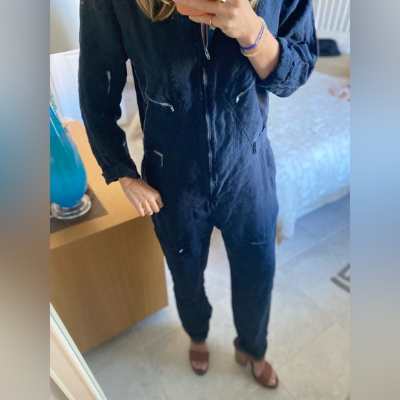 Matteo LA Linen Utility Jumpsuit - Picture 2 of 4